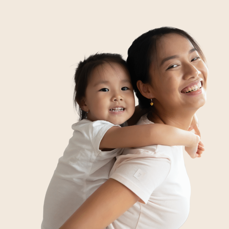 Care provider with child